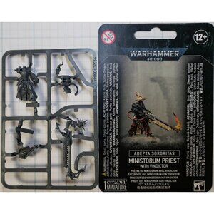 Warhammer 40k Adeptus Sororitas Ministorum Priest  w Vindicator Pious Vorne